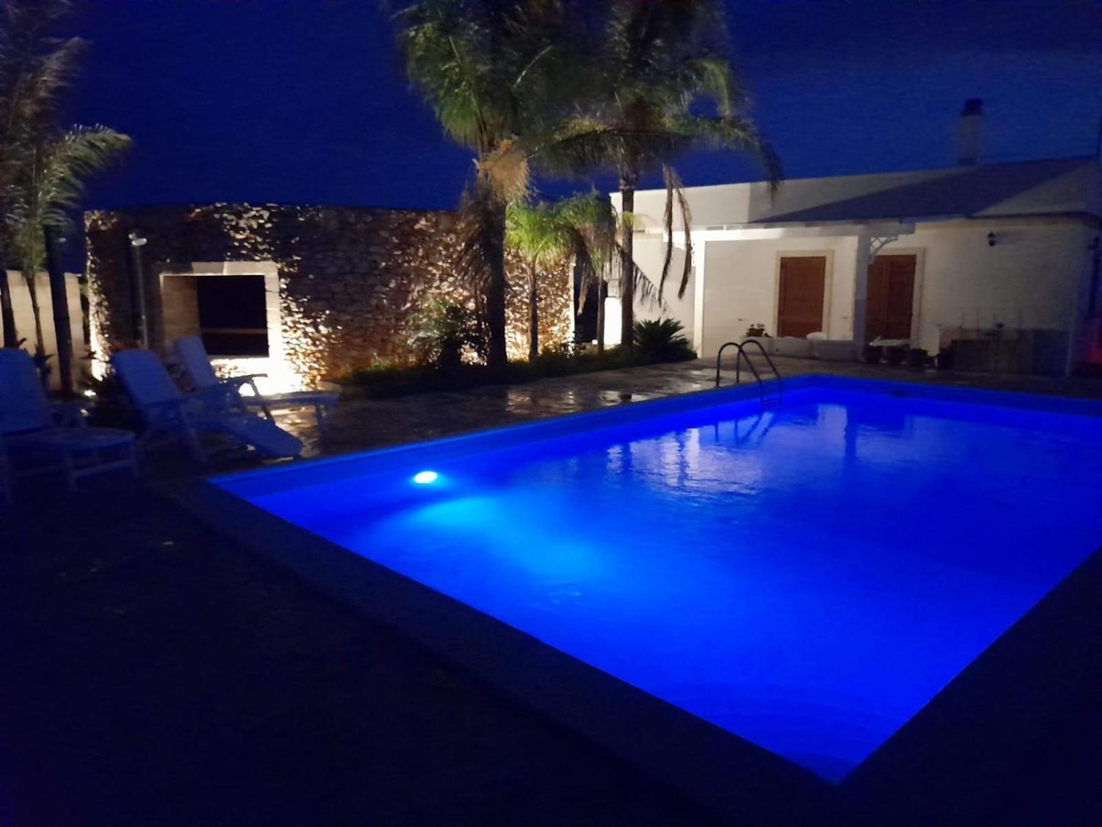 Villa Vista Mare Panoramica, Trullo E Piscina Esclusiva Alliste Eksteriør bilde